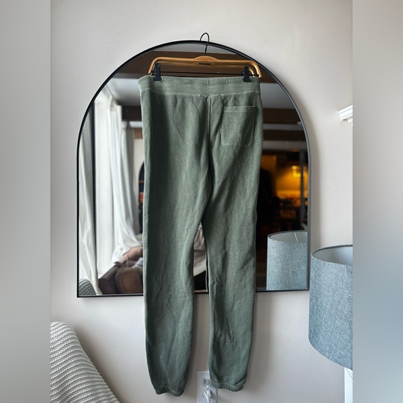 UNSUBSCRIBED | NEW WITHOUT TAGS Terry cloth jogger in khaki | size small - Picture 3 of 6